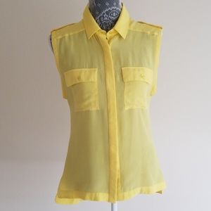 Sleeveless Open Back Top